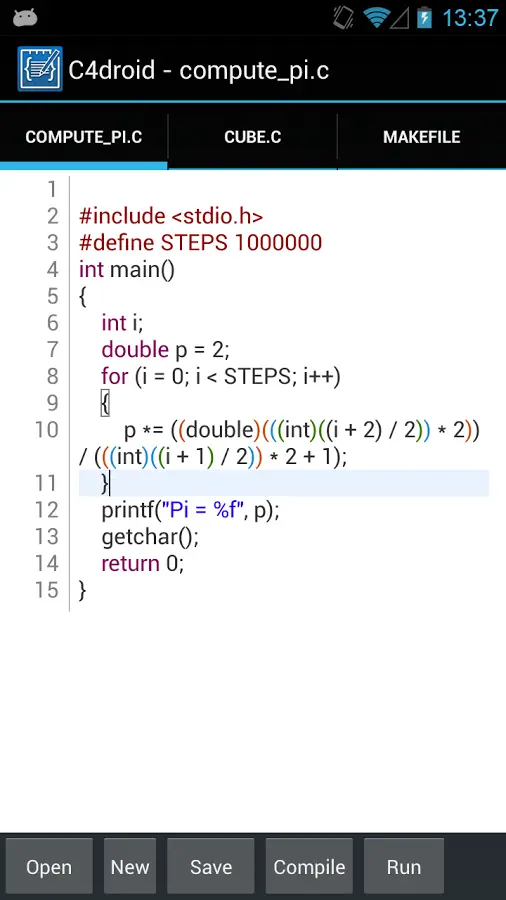 Online C Compiler, C Program to calculate Cube of a Number